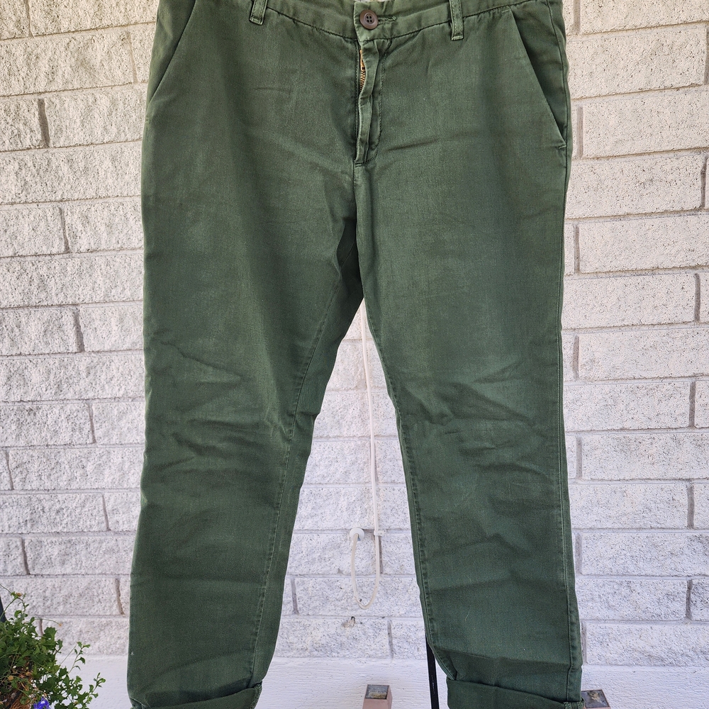 Current/Elliott Olive Cropped Women's Pants